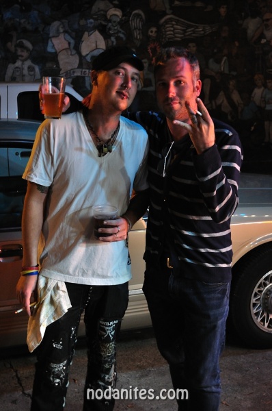 Ryan Small (right) with Davie Dirt Ryan Small (right) with Davie Dirt